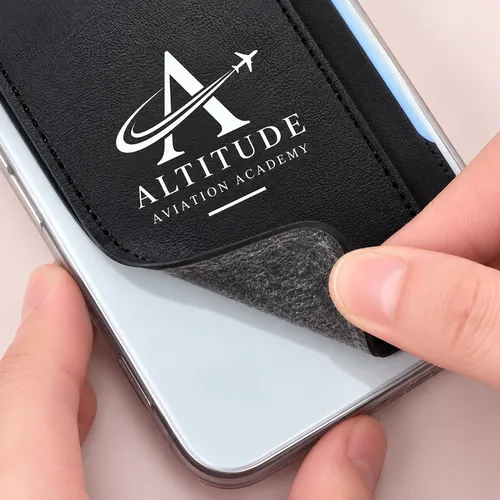 Leather Phone Wallet with Side Slit - Custom Cups Now