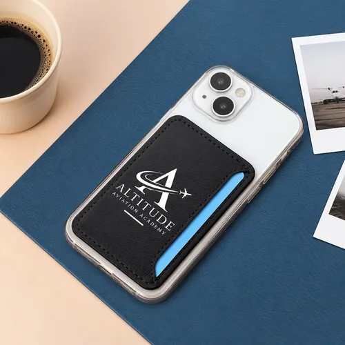 Leather Phone Wallet with Side Slit - Custom Cups Now