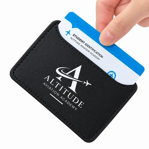 Leather Phone Wallet with Side Slit - Custom Cups Now