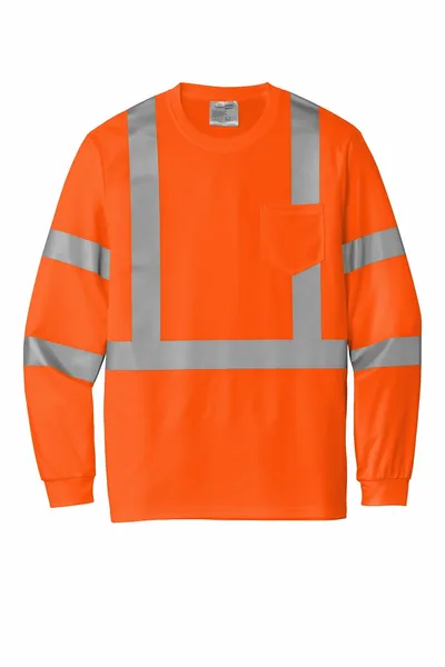 CornerStone ANSI 107 Class 3 Mesh Long Sleeve Tee. CS203 - Custom Cups Now