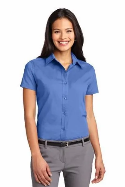 Port Authority Women's Short Sleeve Easy Care Shirt. L508 - Custom Cups Now