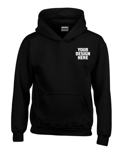 Gildan Youth Heavy Blend 8 oz., 50/50 Hooded Sweatshirt - Custom Cups Now