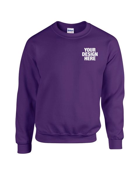 Gildan Adult Heavy Blend Adult 8 oz., 50/50 Fleece Crew - Custom Cups Now
