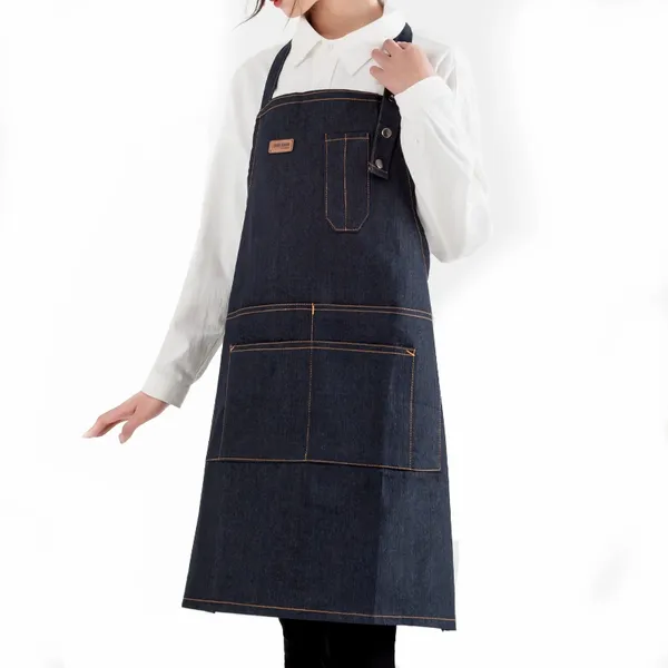 Denim Lanyard Apron - Custom Cups Now