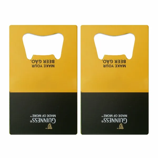 Two-Tone Card Bottle Opener - Custom Cups Now