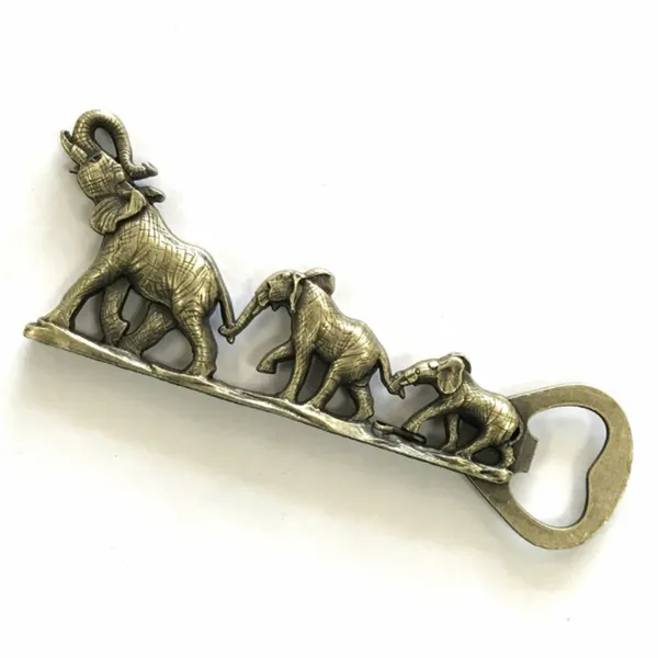 3D Elephants Bottle Opener - Custom Cups Now
