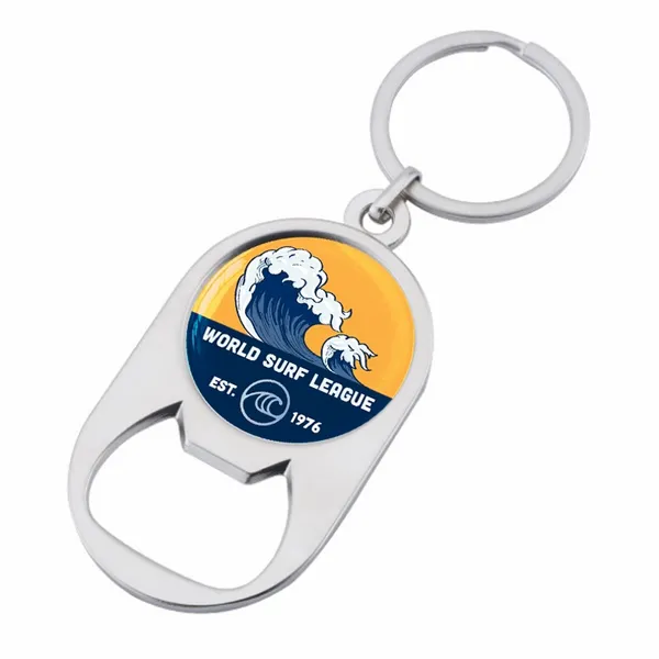 Multiuse Alloy Bottle Opener Keychain - Custom Cups Now