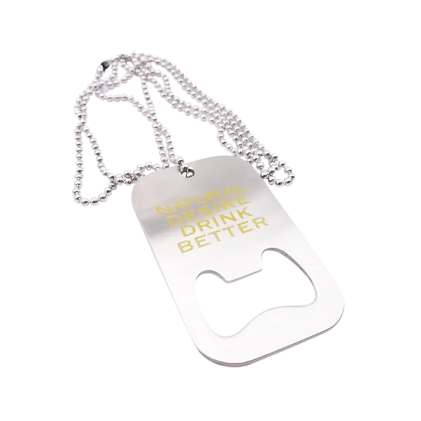 Dog Tag Bottle Opener - Custom Cups Now