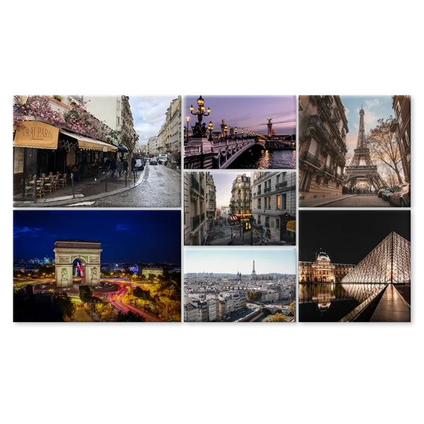 7-Panel Display - Custom Cups Now