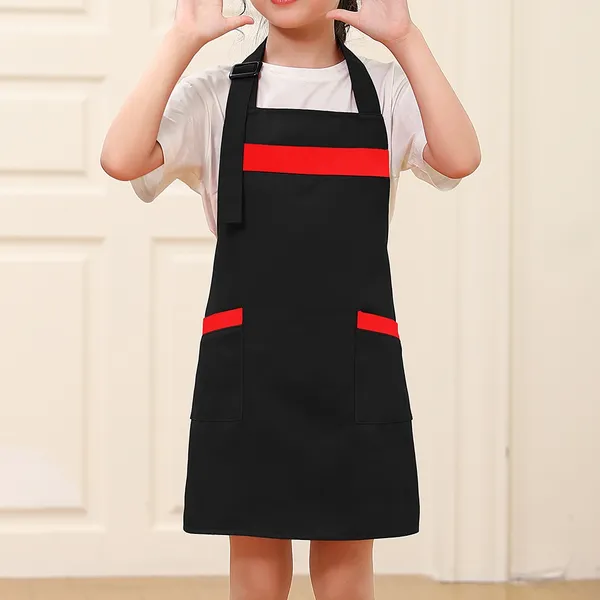 Kids Tiny Cotton Neck Strap Apron - Custom Cups Now