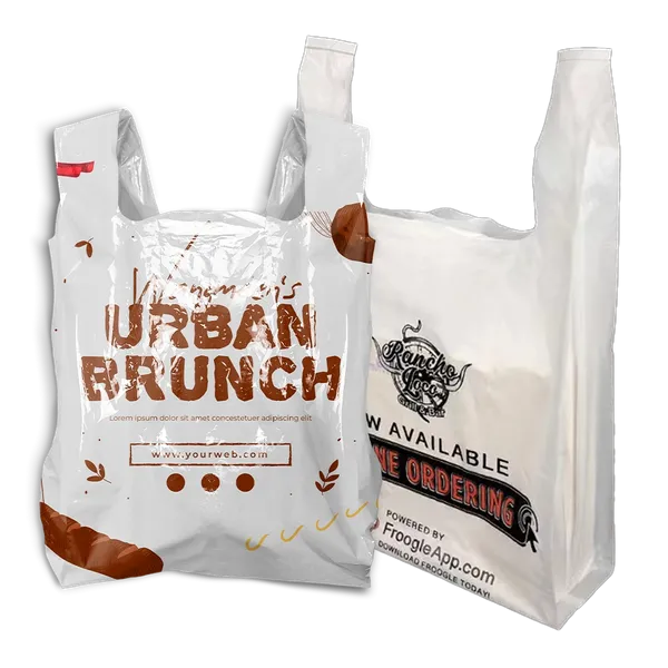 Eco-friendly Plastic To Go Bag - Custom Cups Now