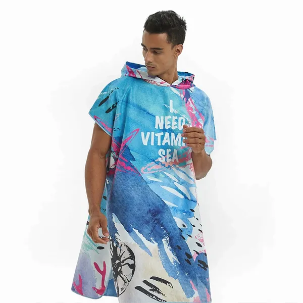 Custom Hooded Beach Towels - Custom Cups Now