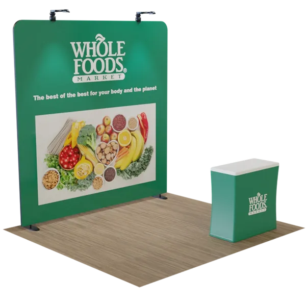 10' x 8' Straight Zip Up Display - Custom Cups Now