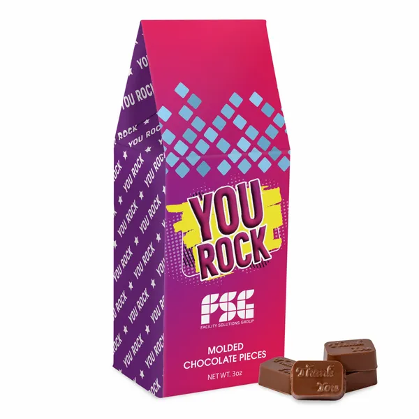 Molded Chocolate Gable Box - Custom Cups Now