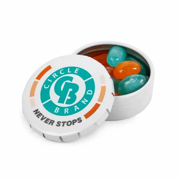 Snap-It Tin-Jelly Belly® - Custom Cups Now