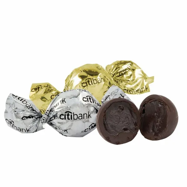 Wrapped Chocolates Twist Wrapped Truffles - Custom Cups Now