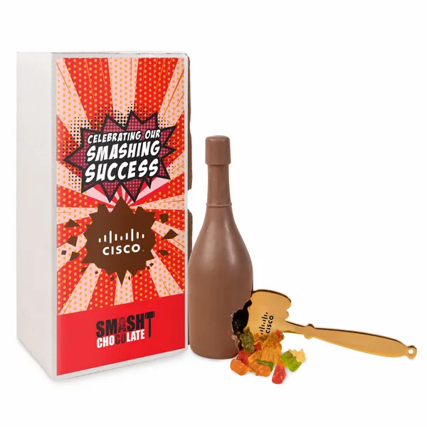 Clever Candy Smash Chocolate with Gummy Bears - Custom Cups Now