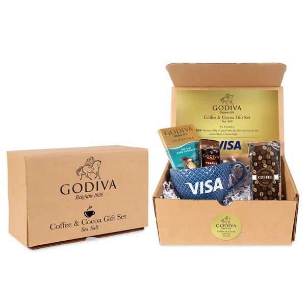 Godiva Coffee and Cocoa Gift Set -Sea Salt - Custom Cups Now
