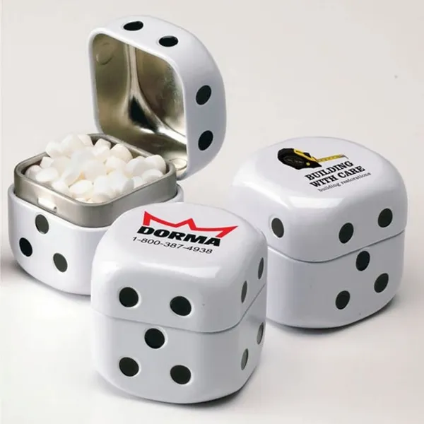 Roll the Dice Tin-MicroMints® - Custom Cups Now