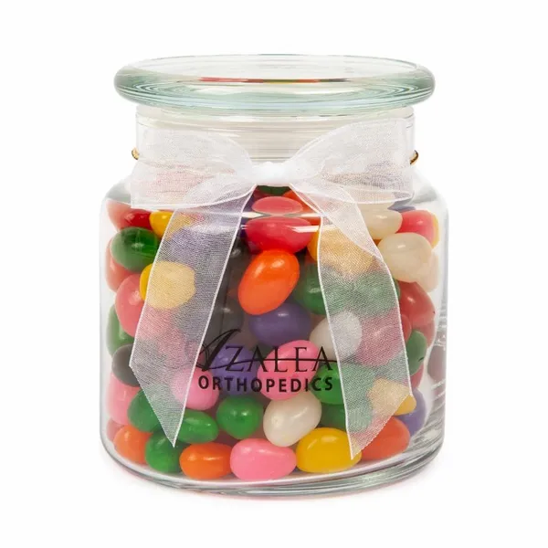 22oz. Glass Jar - Jelly Beans - Custom Cups Now