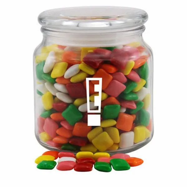 Jar with Mini Chicklets Gum - SG400 - Custom Cups Now