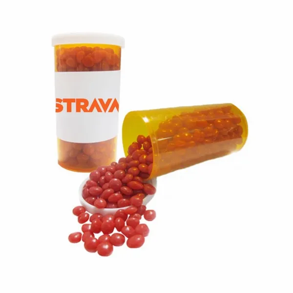 Large Promo Pill Bottles-Cinnamon Imperials - Custom Cups Now