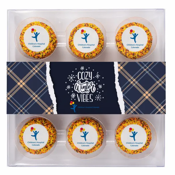 Custom Dipped Sandwich Cookies - 9pc - Custom Cups Now