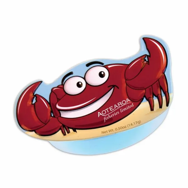 Crab Shaped Mint Tin - Custom Cups Now