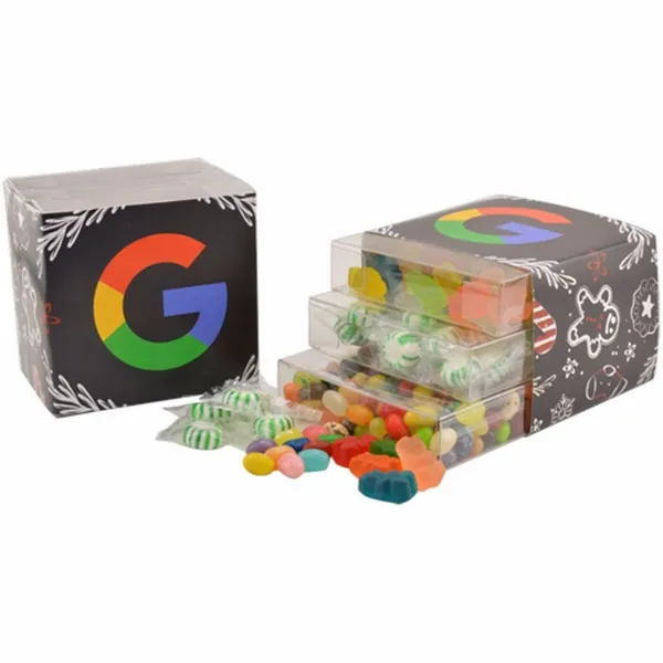 3 Way Candy Stack Acetate Tower - TRB827 - Custom Cups Now