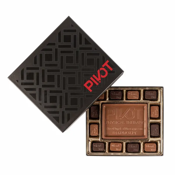 Small Custom Chocolate Delight Gift Box 8" - Custom Cups Now