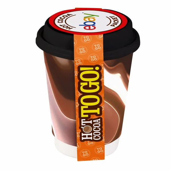 To-Go 12 oz. Cup with Hot Cocoa Packet - Custom Cups Now