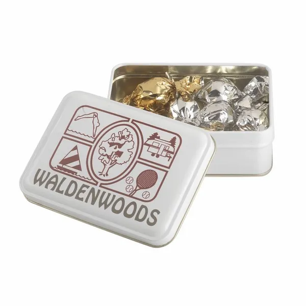Keepsake Gift Tin - Twist Wrapped Truffles - Custom Cups Now