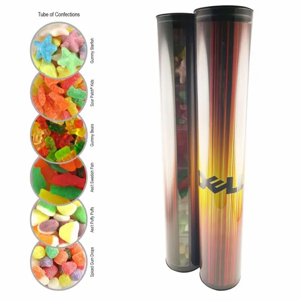 Clever Candy Tube of Confections - Custom Cups Now