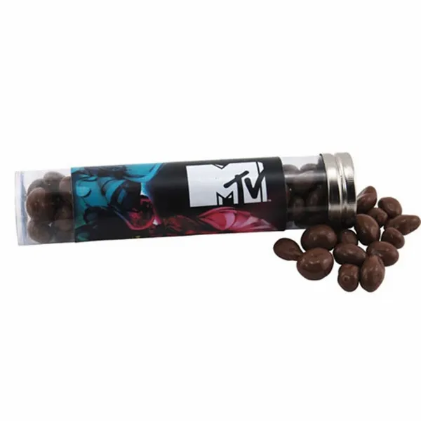 Tube with Choc Covered Raisins - TRB660 - Custom Cups Now