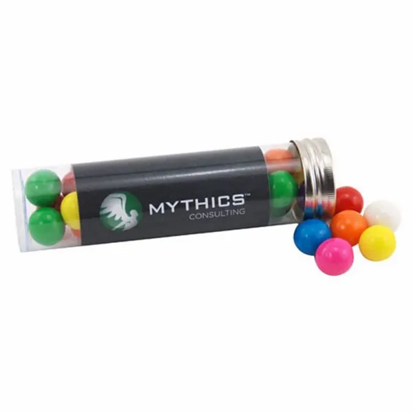 Tube with Gumballs - TRB650 - Custom Cups Now
