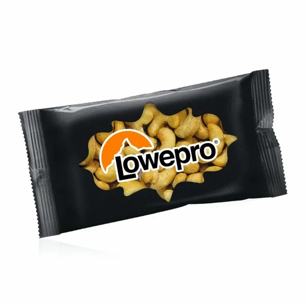 1oz. Full Color DigiBag™ with Jumbo Salted Cashews - Custom Cups Now