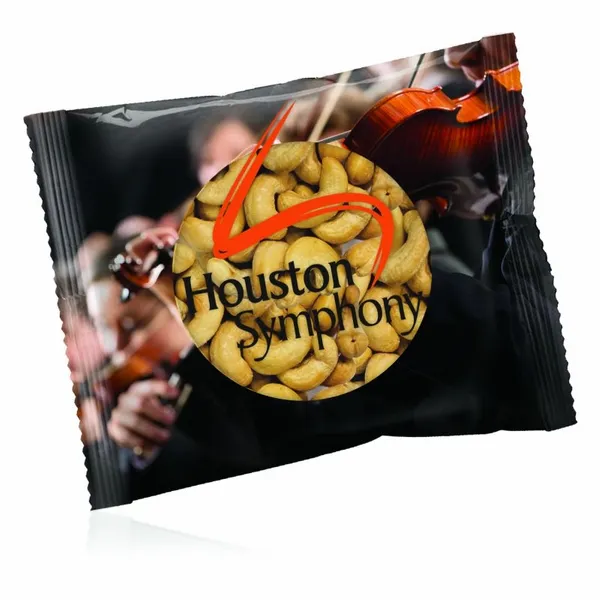 2oz. Full Color DigiBag™ with Jumbo Salted Cashews - Custom Cups Now
