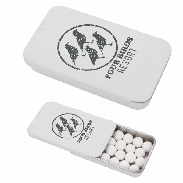 Signature Peppermints In Slider Tin - Custom Cups Now