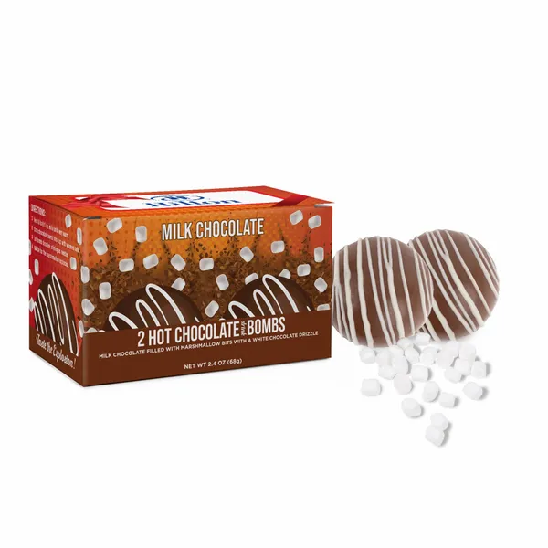 Set of Hot Chocolate Bombs in Full Color Gift Box - Custom Cups Now