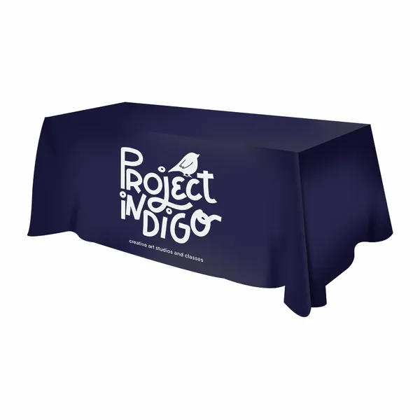 24 Hour Rush Rectangle Table Covers - Custom Cups Now