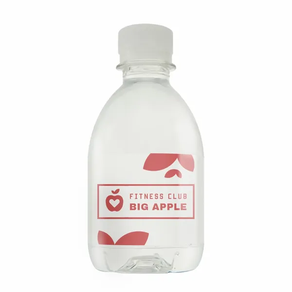 8 oz Plastic Bullet Bottle – Custom Label Water - Custom Cups Now