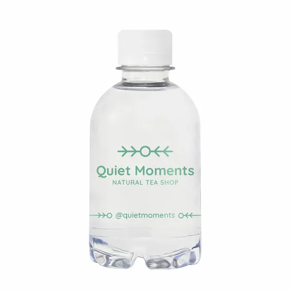 8 oz Plastic Bullet Bottle – Screen Printed Custom Water - Custom Cups Now