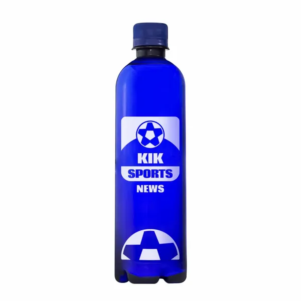 16.9 oz Plastic Bullet Bottle – Screen Printed Custom Water - Custom Cups Now
