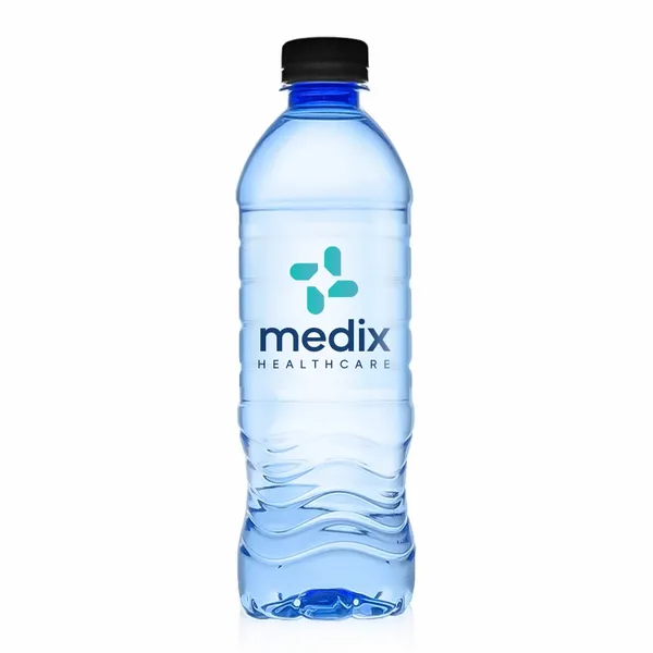 16.9 oz Blue Water Bottle - Custom Cups Now