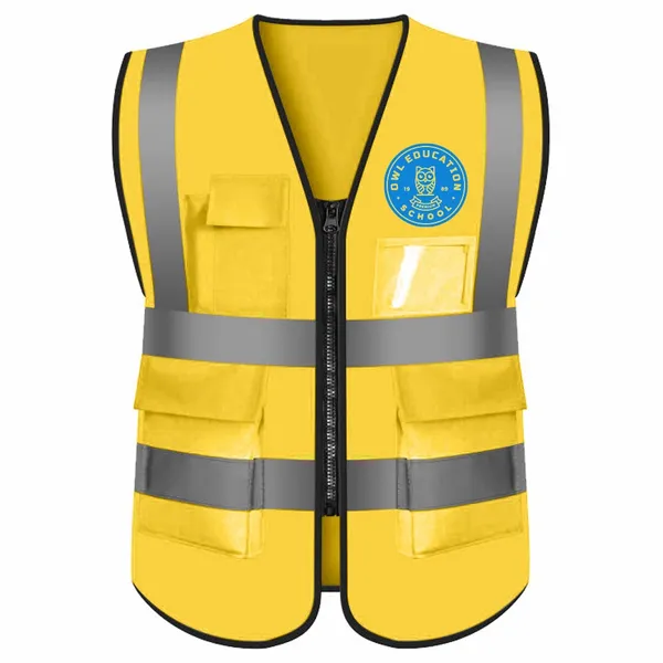 Multi-Pocket Professional Safety Vests - Custom Cups Now