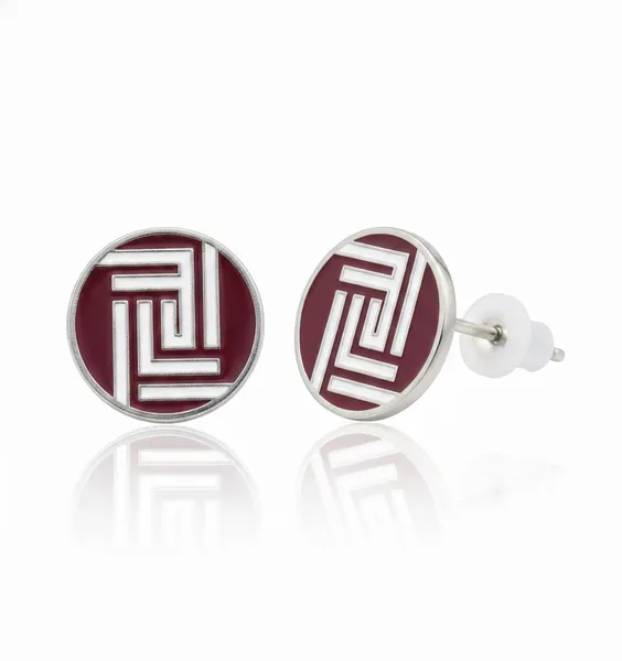 Soft Enamel Metal Earrings