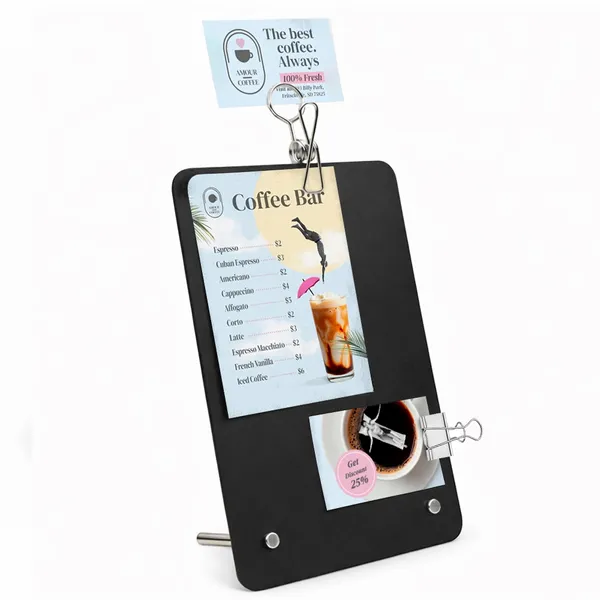 Metal Desk Display - Custom Cups Now