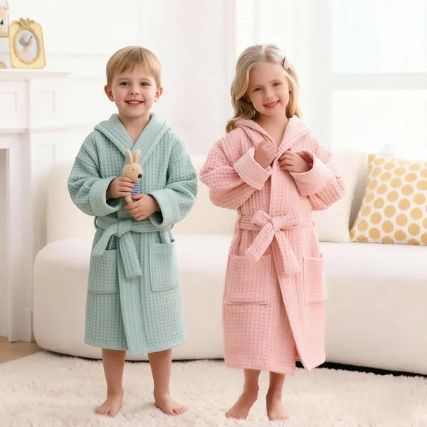 Custom Kids Waffle Robes - Custom Cups Now