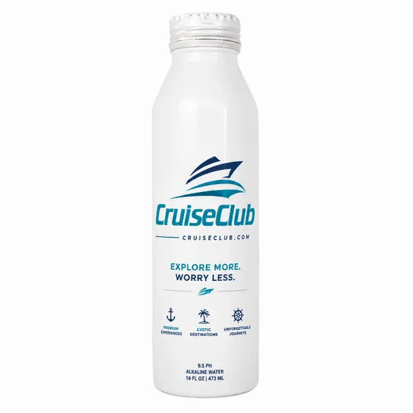 16 oz Aluminum Tall and Skinny Bottle (with Direct Print) - Custom Cups Now