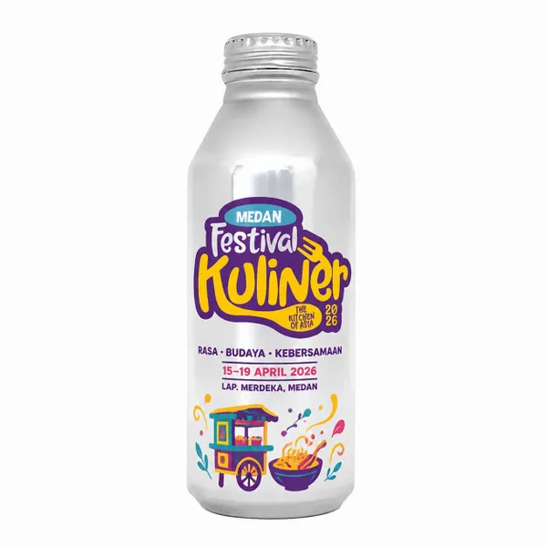 16 oz Aluminum Chubby Bottle with Direct Print - Custom Cups Now